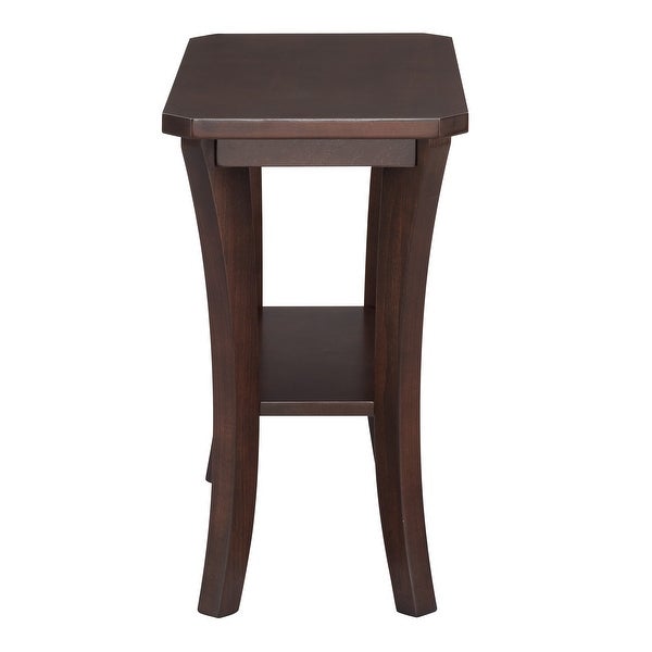 Leick Home Boa Narrow End Table with Shelf