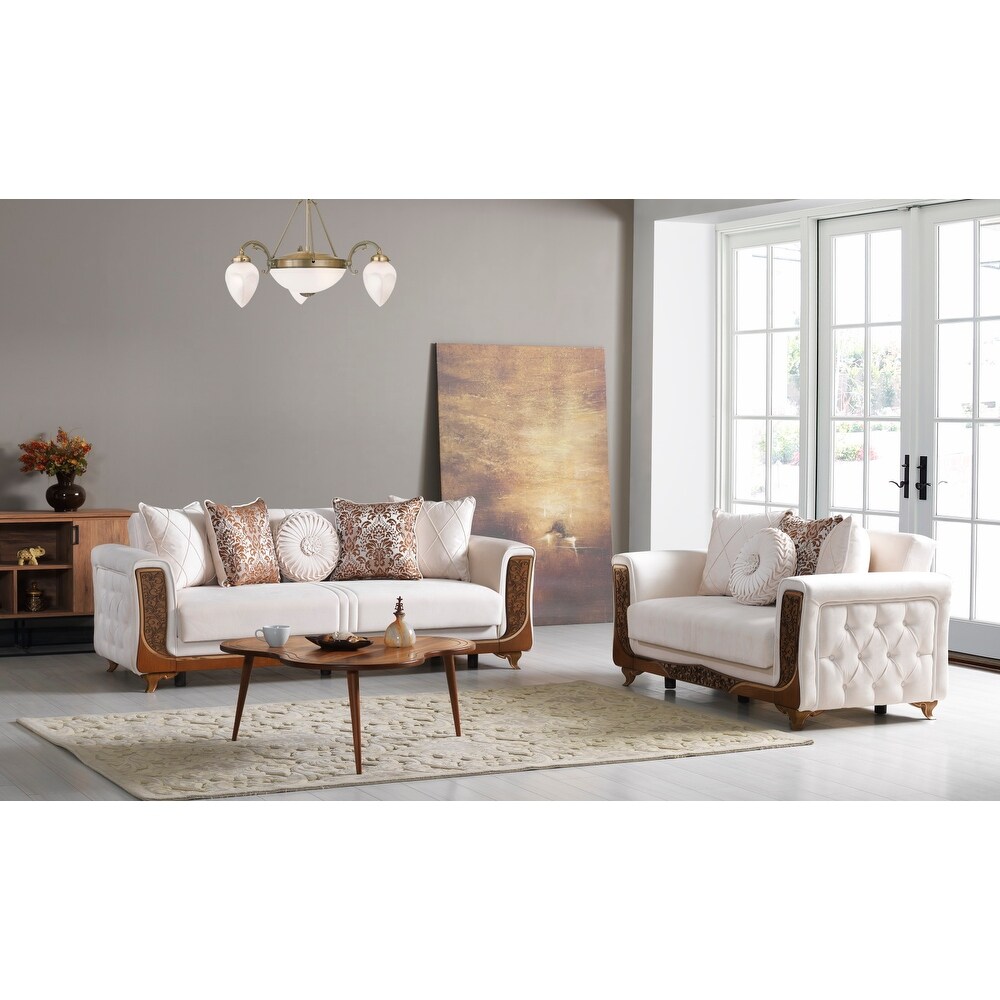 Sova 2 piece Sofa And Loveseat Living Room Set