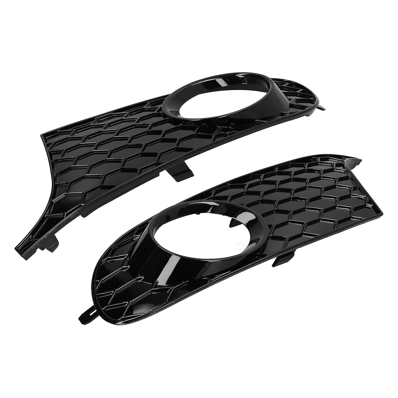 Pair Front Fog Light Frame Honeycomb Grille Cover 5k0 853 665 Fit For Mk6 Tdi Tsi 20092013