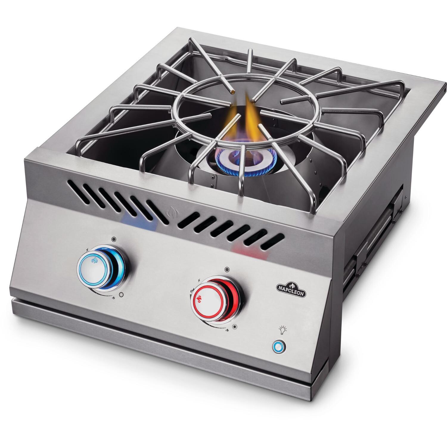 Napoleon Built-In 700 Series Natural Gas Power Burner with Stainless Steel Cover