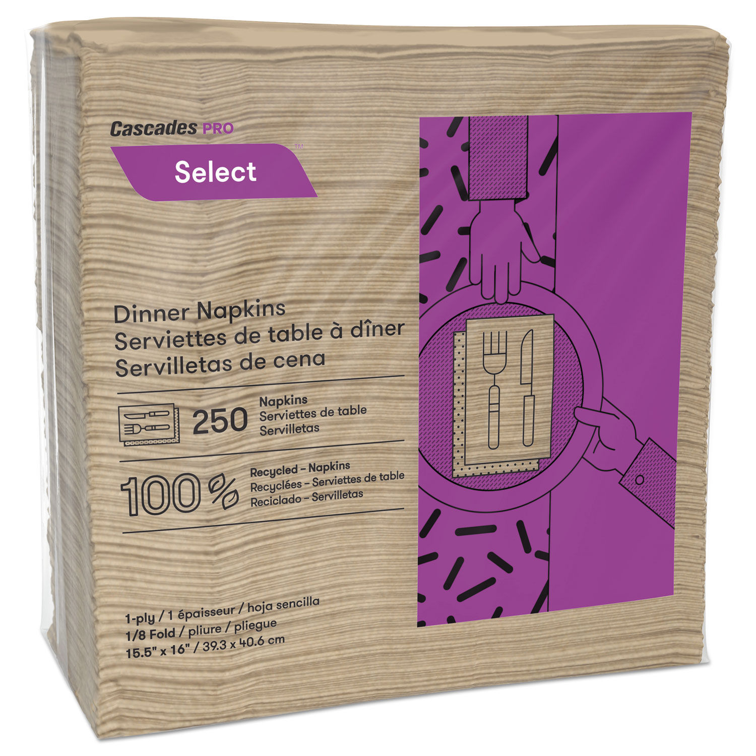 Select Dinner Napkins by Cascades PRO CSDN055