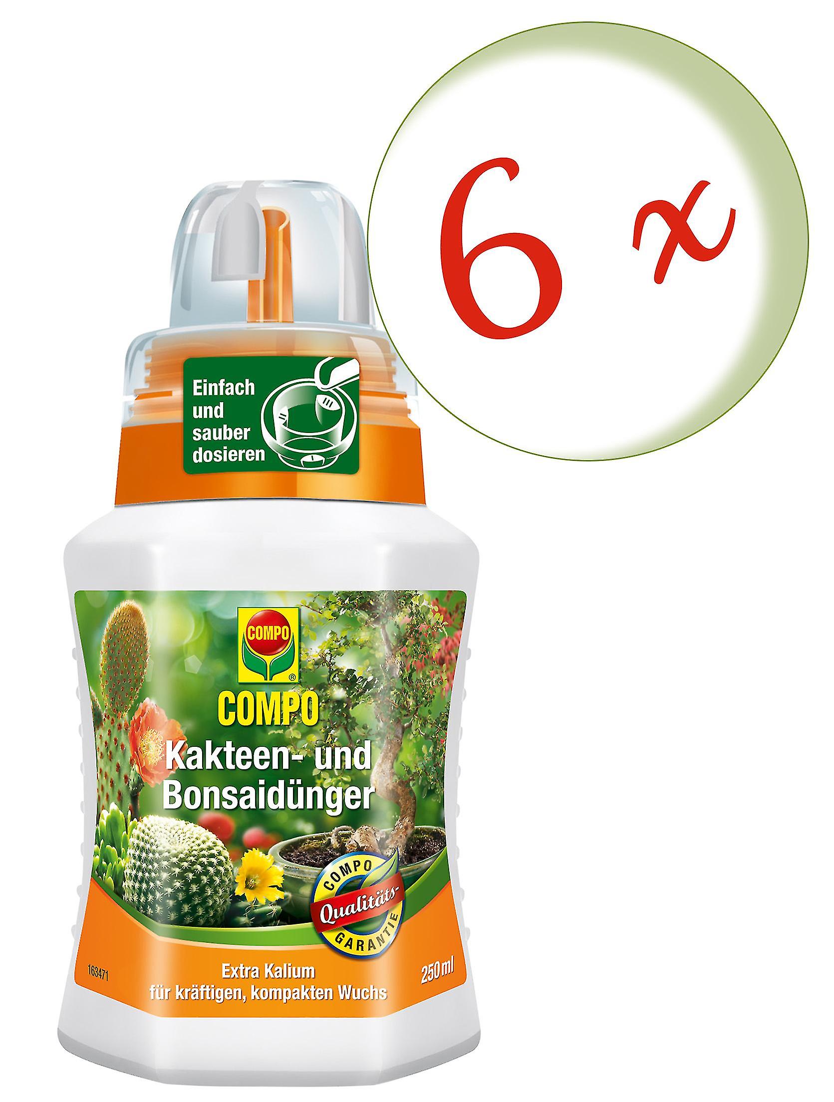 6 x COMPO Kakteend??nger， 250 ml