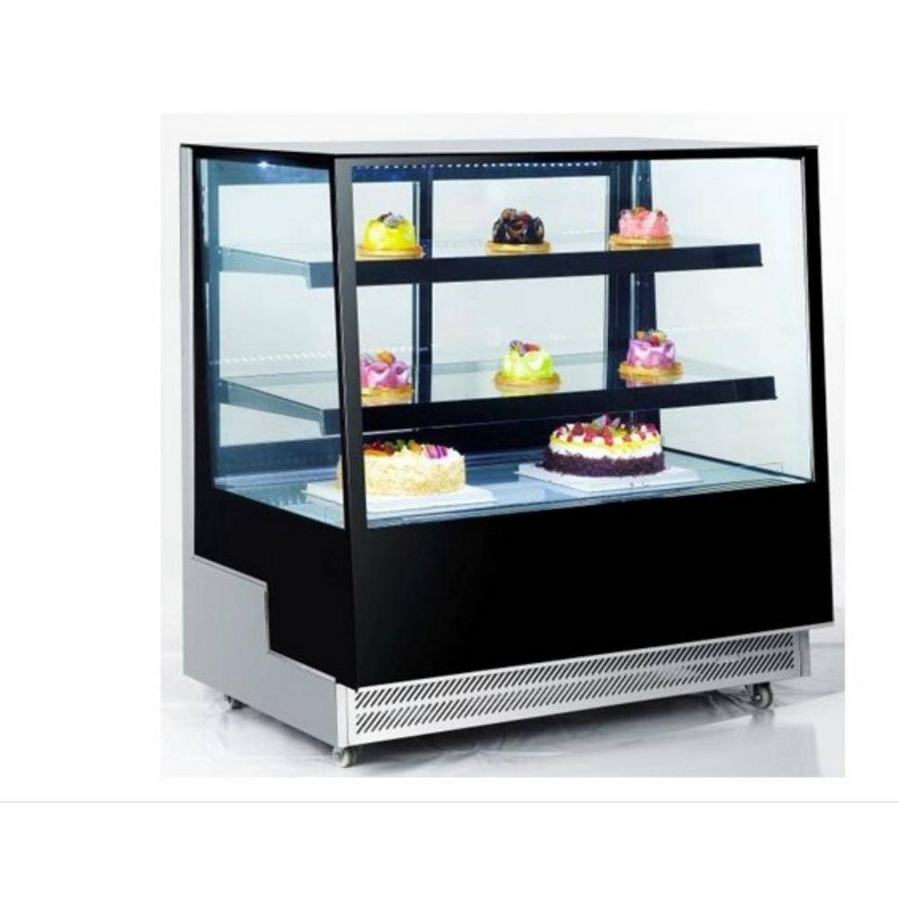 Cooler Depot 48in.W 23 cu.ft Commercial Glass Door bakery Refrigerated Refrigerator Display case in Stainless DXXARC-500L