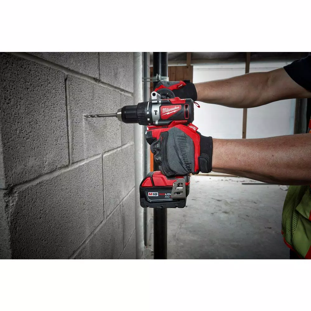 Milwaukee M18 18-Volt Lithium-Ion Brushless Cordless Compact Hammer Drill/Impact Combo Kit (2-Tool) with (2) 4.0Ah Batteries， Bag and#8211; XDC Depot