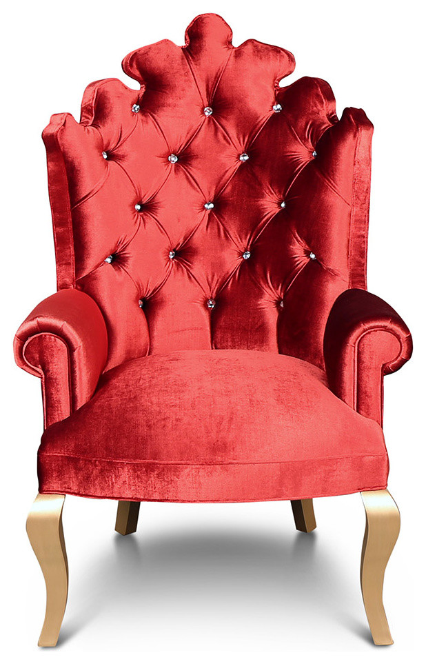 Isabella Grande Poppy Chair   Eclectic   Armchairs And Accent Chairs   by Haute House  Houzz