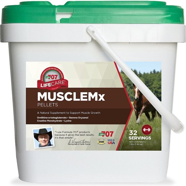 Formula 707 MuscleMx Muscle Care Hay Flavor Pellets Horse Supplement