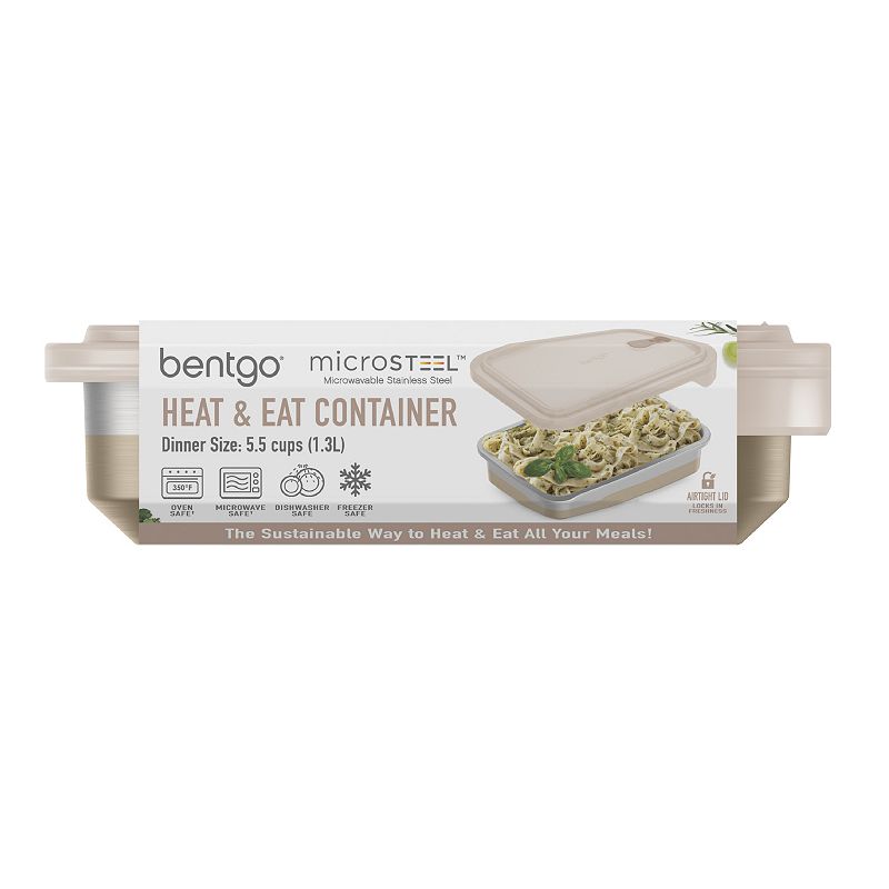 Bentgo Microsteel Heat and Eat Dinner Container