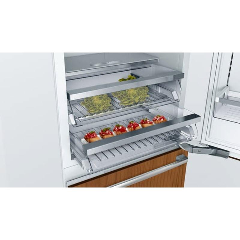 Bosch 30-inch, 16 cu.ft. Built-in Bottom Freezer Refrigerator with Home Connect™ B30IB905SP