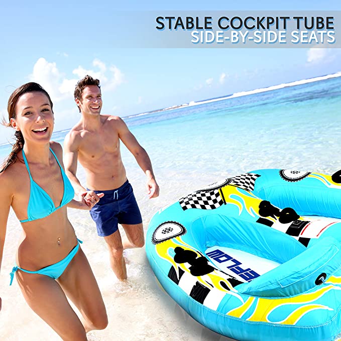 SereneLife  Watersports Inflatable Towable Booster Tube