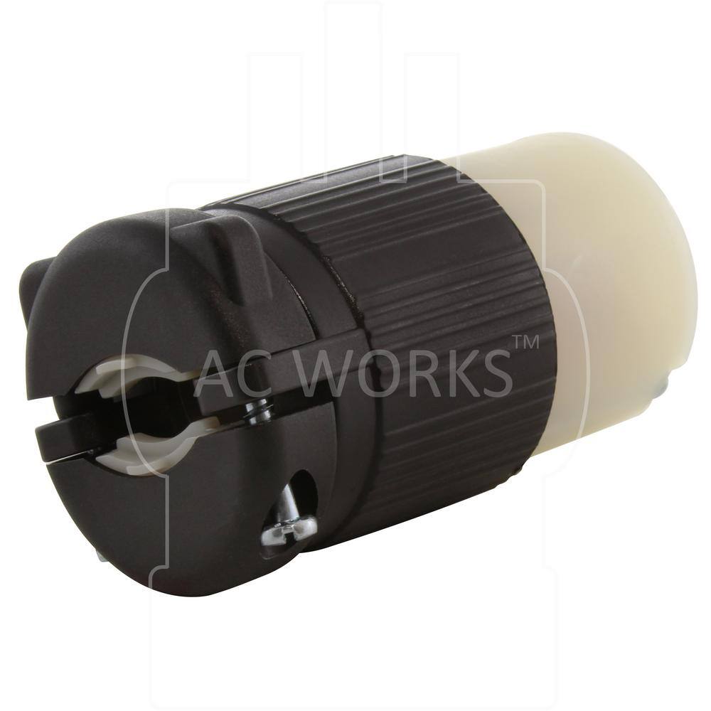 AC WORKS 15 20 Amp 250-Volt NEMA 6-1520R 3-Prong Industrial Grade Heavy Duty Female Connector AS620R