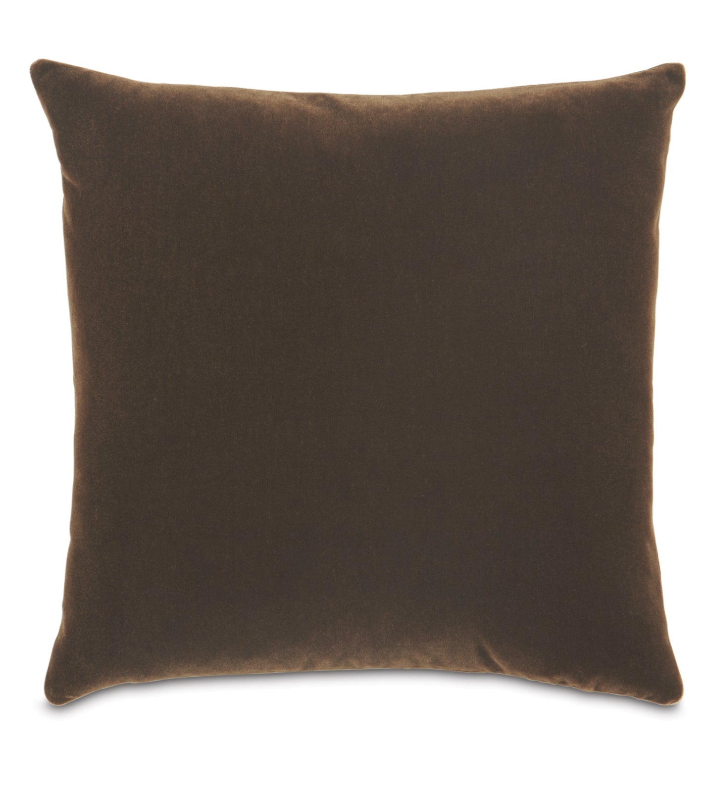 Luxury Mohair Euro Sham Cover in Chocolate 27