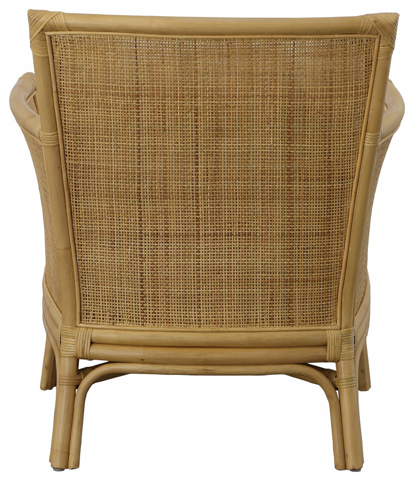 Pacific Rattan Armchair   Tropical   Armchairs And Accent Chairs   by Ownax  Houzz