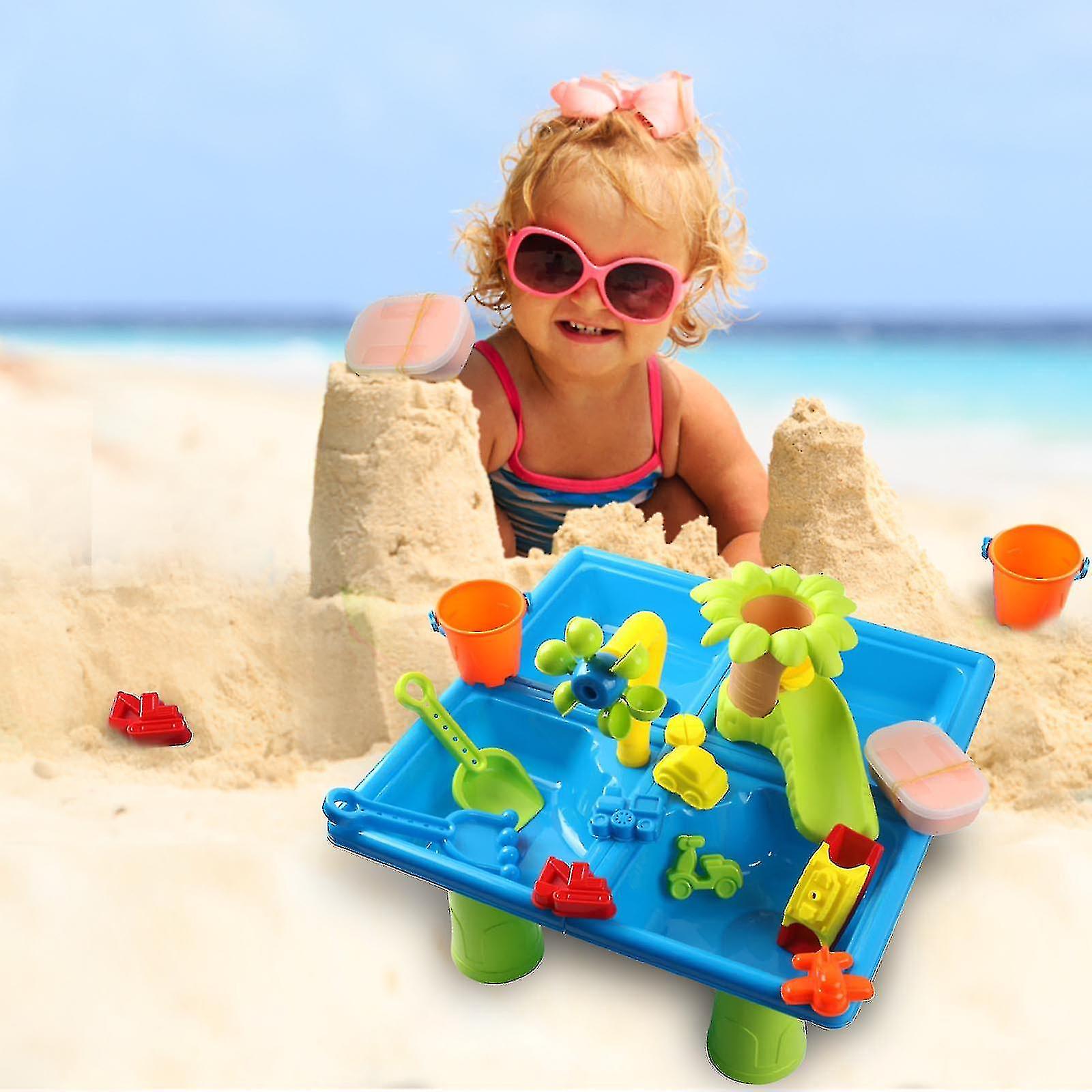 Sand Water Table For Toddlers 4 In 1 Sand Table And Water Play Table Kids Table Activity Sensory Play Table Beach Sand Water Toy