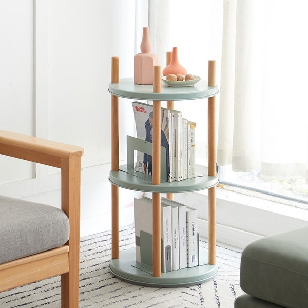 3 Tier Rotating Standing Storage Shelf