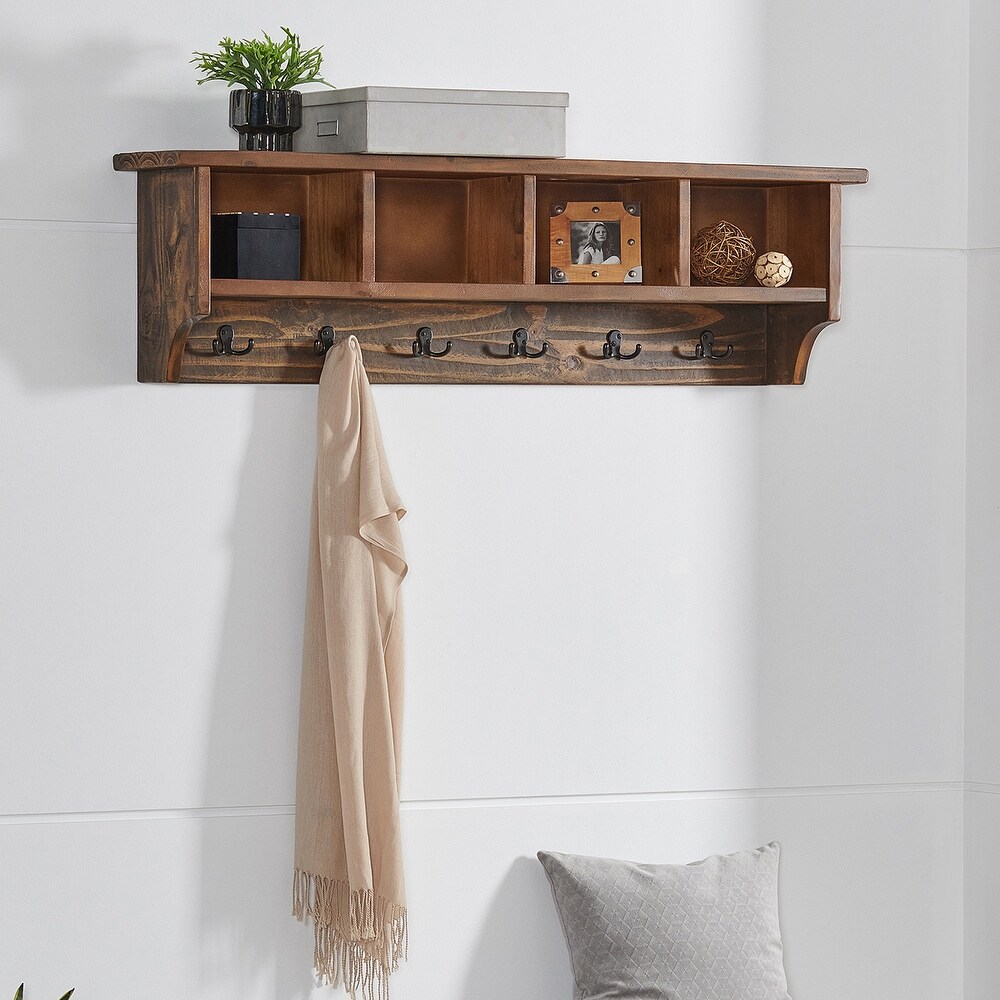 Carbon Loft Lawrence Entryway Coat Hook with Storage Cubbies