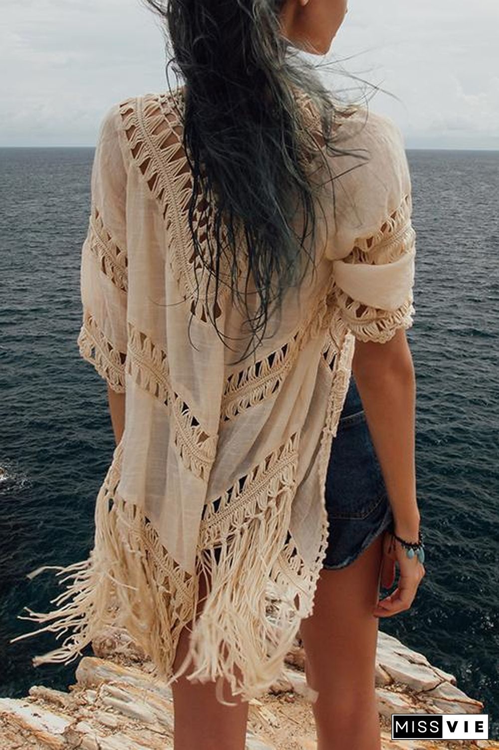 Hollow Tassels Cover Up