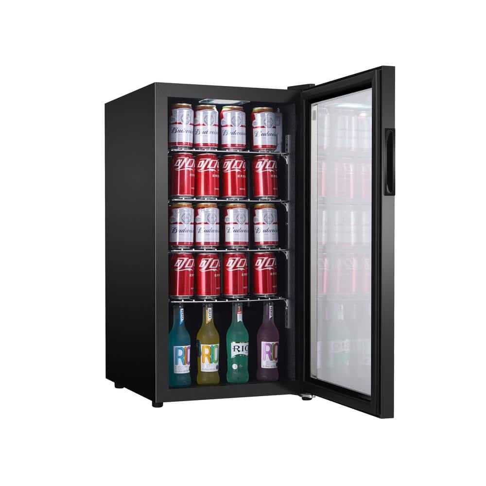 EQUATOR ADVANCED Appliances Equator 317 cu ft CanBeverage Refrigerator in Black