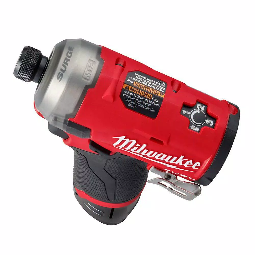 Milwaukee M12 FUEL 12-Volt Lithium-Ion Cordless Oscillating Multi-Tool and Impact Driver with two 3.0 Ah Batteries and#8211; XDC Depot