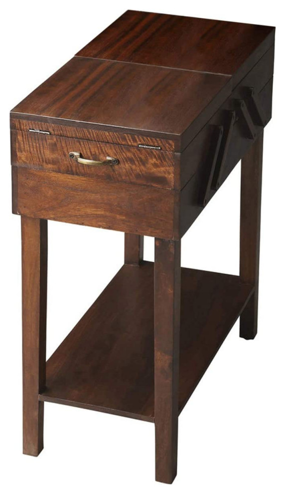 Butler Dirzo Rectangular Storage Table   Transitional   Side Tables And End Tables   by Uber Bazaar  Houzz