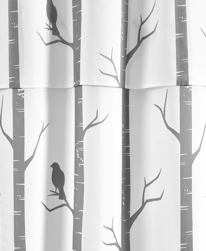 Lush Dandeacute;cor Bird On The Tree 16Pc ShowerCurtain Set