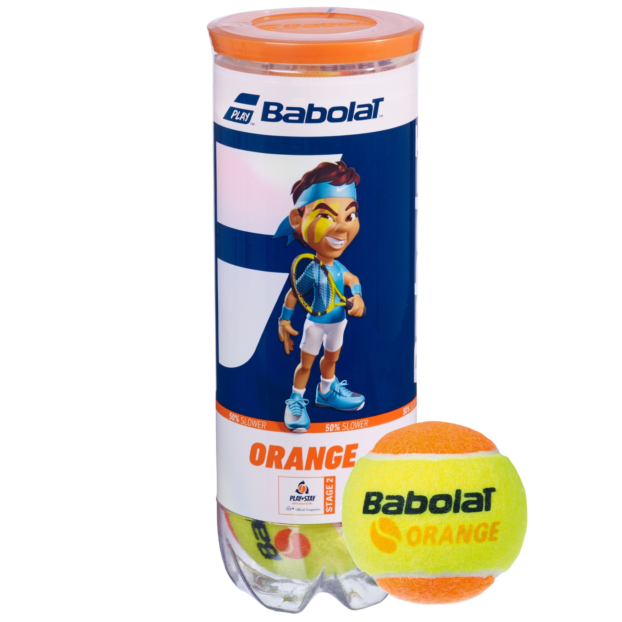 Babolat Initiation Orange Mini Tennis Balls - Tube of 3