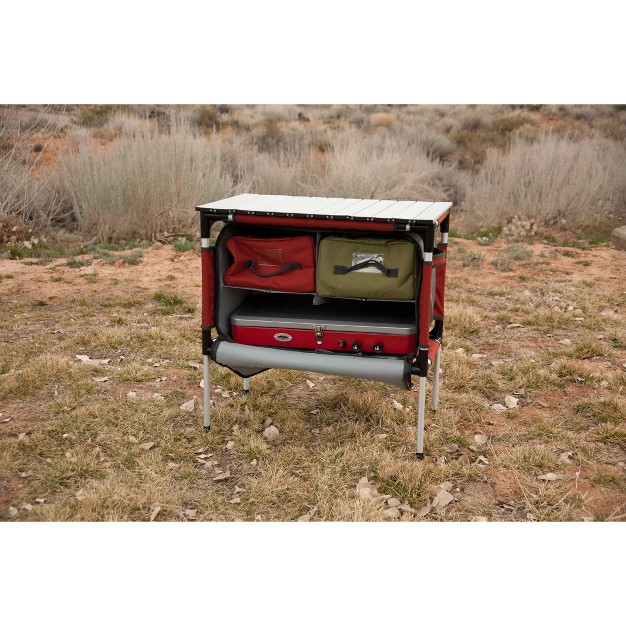 Camp Chef Mountain Series Table And Organizer Red