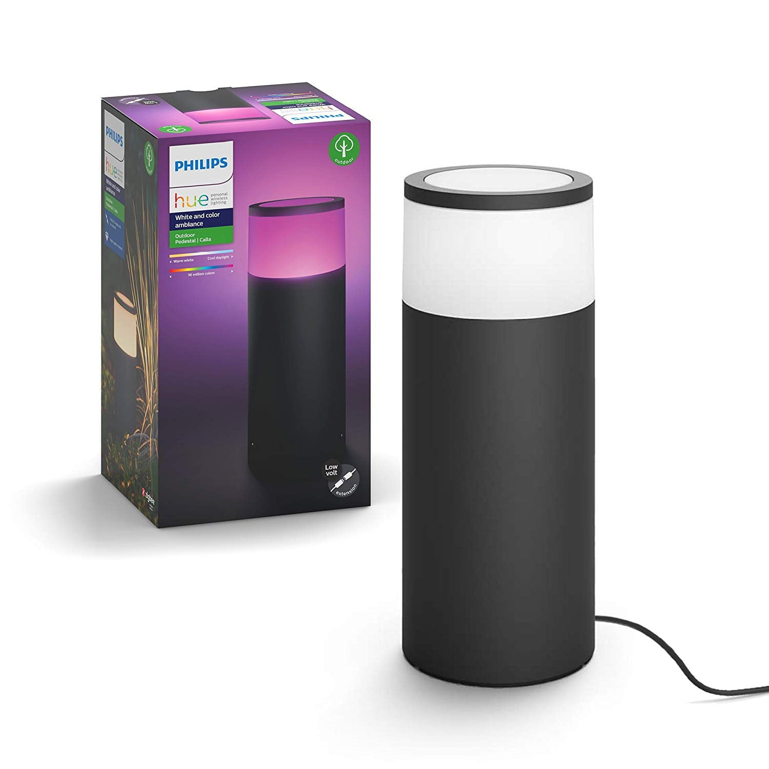 Philips Hue White and Color Ambiance Calla Outdoor Pathway light Base Kit