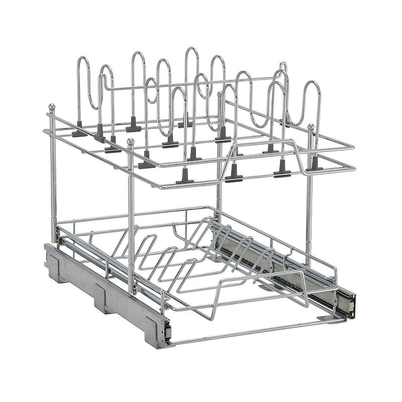 Household Essentials 14 Pot and Pan Under-Cabinet Lid Organizer