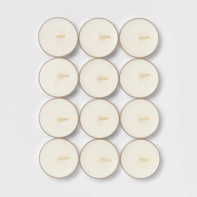 12pk Tealight Cotton Candles