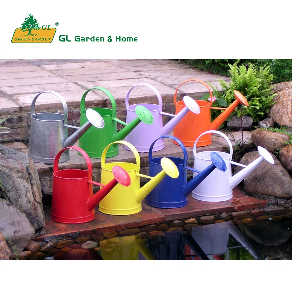 Custom Wholesale Metal Galvanized/ Painted Watering Can (any color is available)