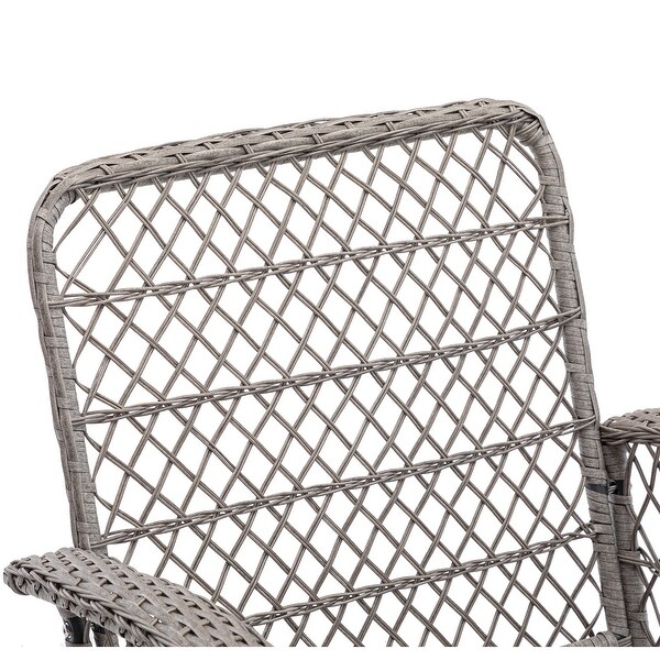 3pcs Outdoor Furniture Modern Wicker set - Overstock - 37248247