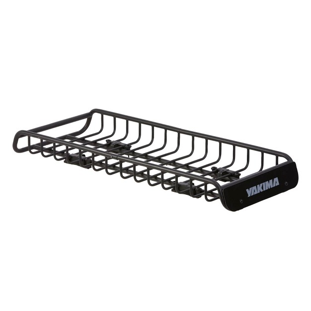 Yakima Skinnywarrior Long And Narrow Heavy Duty Steel Cargo Basket Roof Rack With Universal Mounting Hardware For Yakima Streamline Crossbars Black