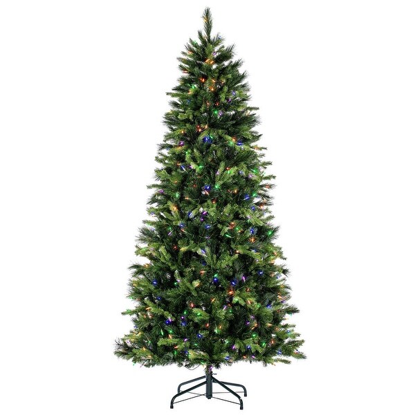 Vickerman 6.5' x 39 Southern Mixed Spruce Artificial Christmas Tree，LED Multicolored Lights