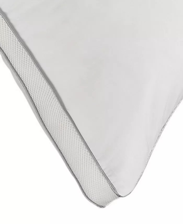 Ella Jayne Memory Fiber Pillow 100% Cotton Luxurious Mesh Gusseted Shell All Sleeper Pillow - Standard