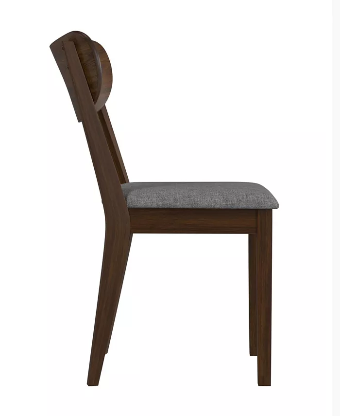 Hillsdale San Marino Mid Mod Wood Back Side Chair