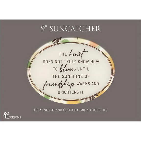 Dicksons SUNCG 1012 Oval Suncatcher Heart Friend 9...