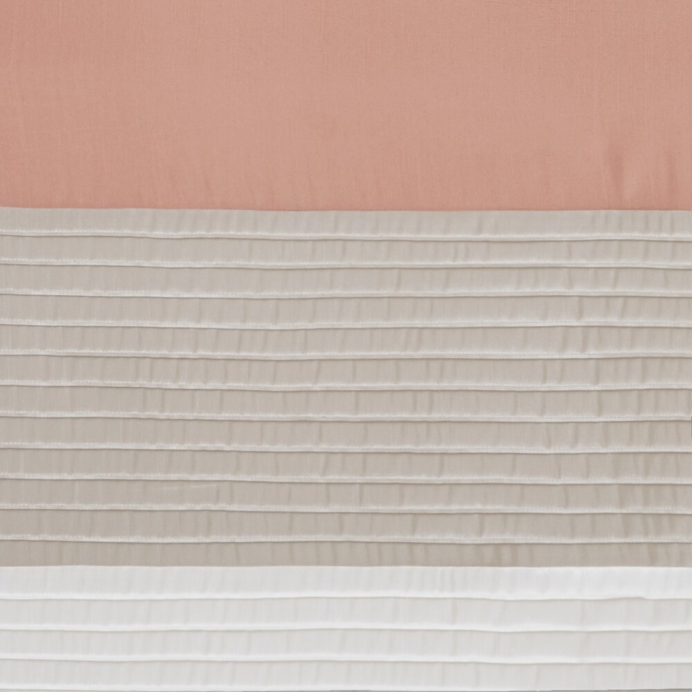 Madison Park Selma Polyoni Pintuck Single Window Curtain Panel