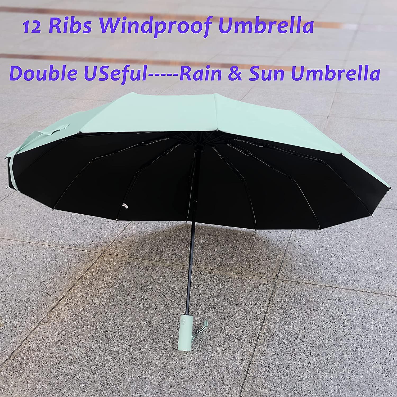 Liangnv Uv Umbrella Protection Sun Compact Windproof Reverse Umbrellas For Rain-automatic Folding Inverted Car Travel Umbrella Portable For Women And