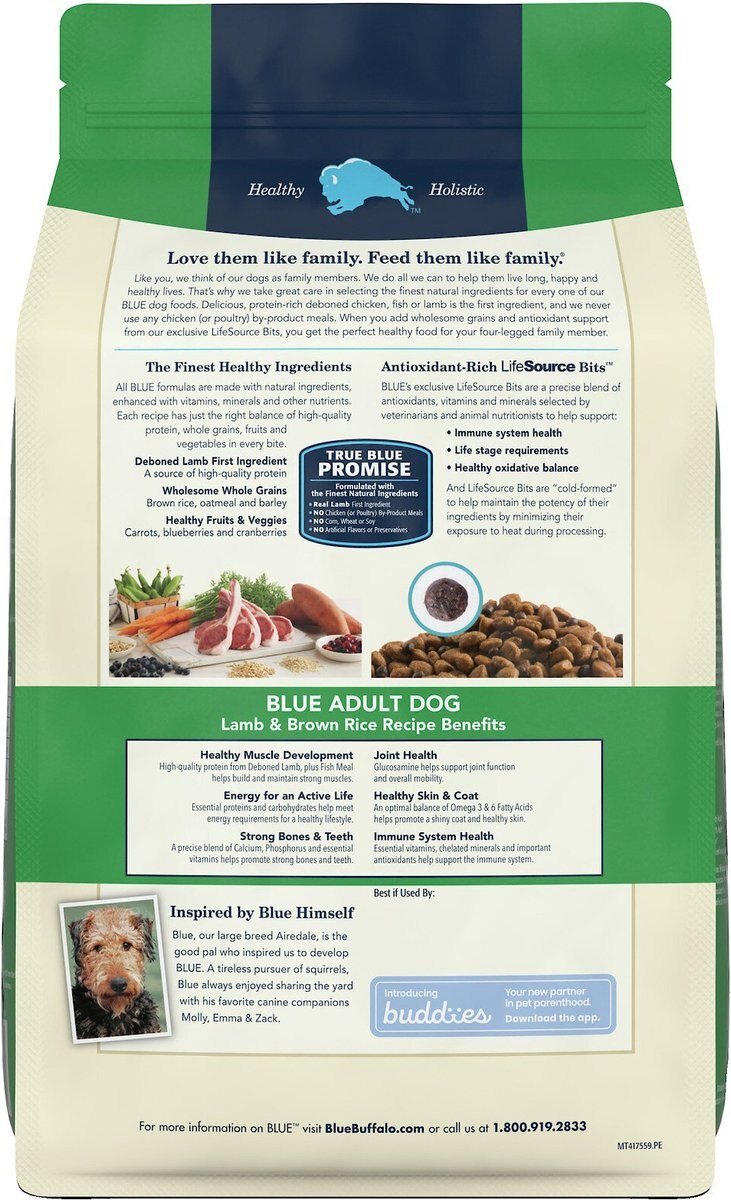 Blue Buffalo Life Protection Formula Adult Lamb and Brown Rice Recipe Dry Dog Food