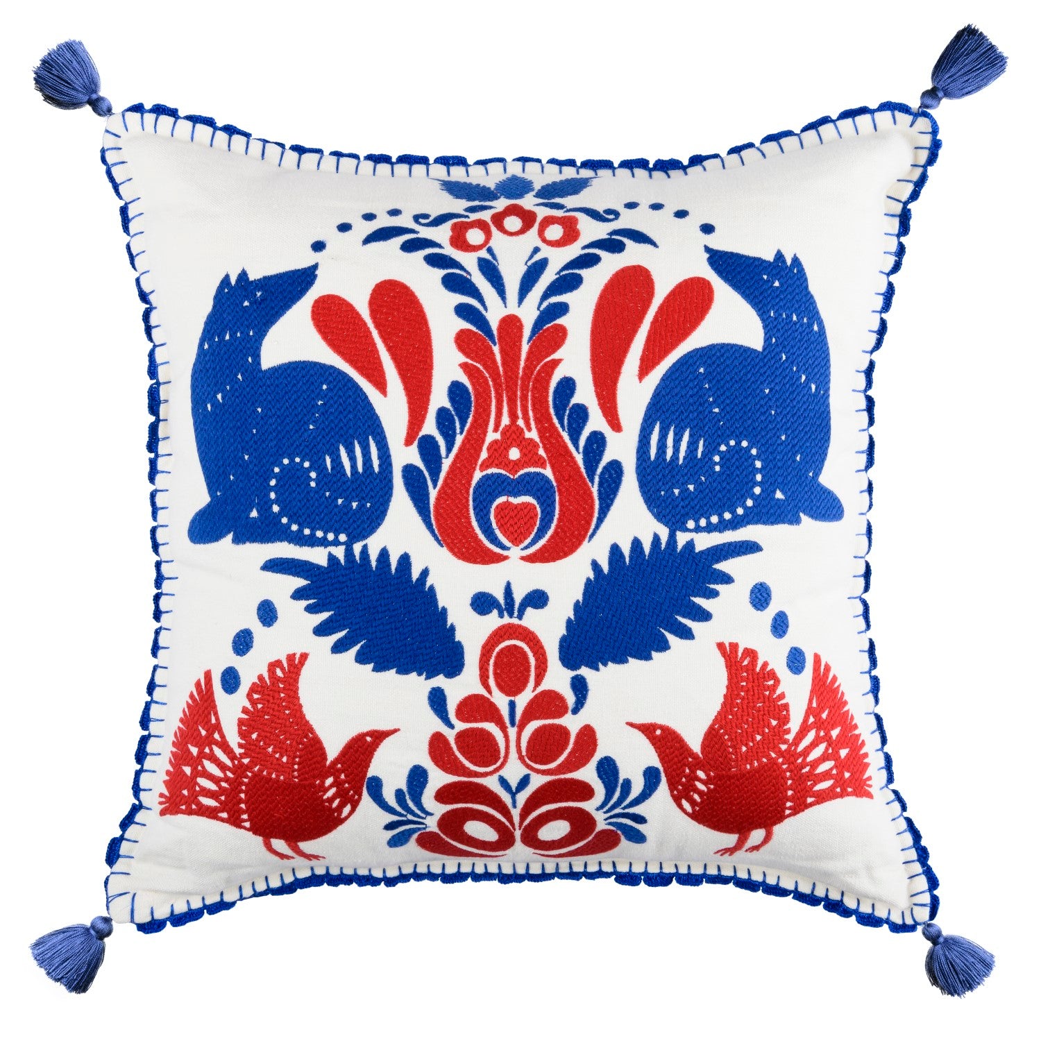 Folk Embroidery Pillow