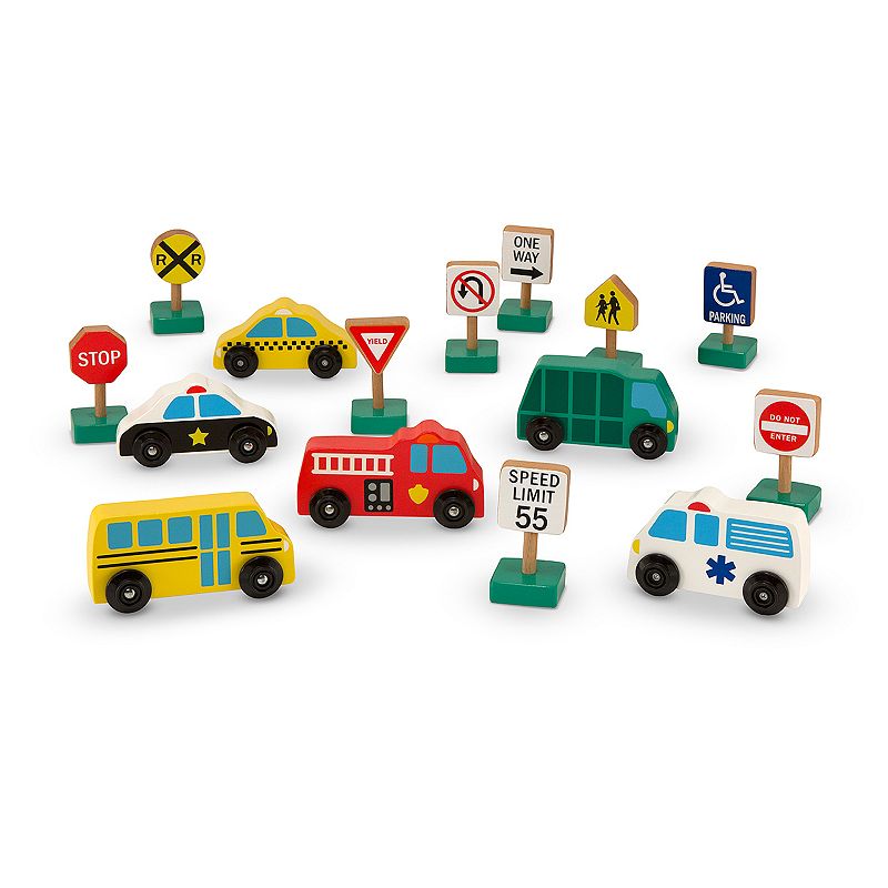 Melissa and Doug Vehicles and Traffic Signs