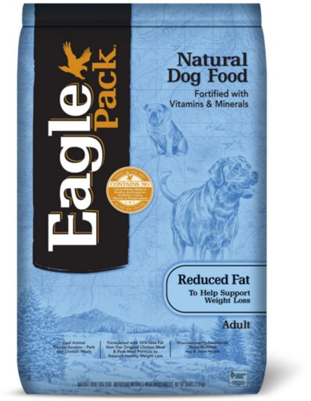 Eagle Pack Reduced Fat Adult Dry Dog Food， 30 Lbs.