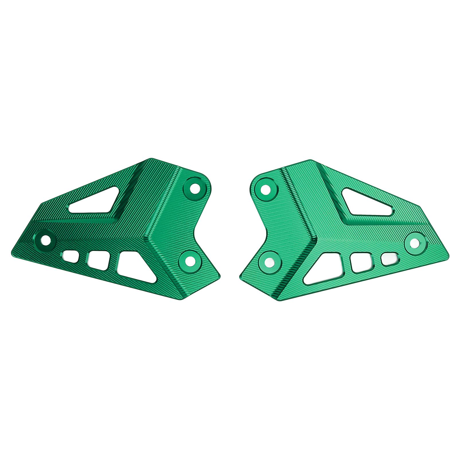 Motorcycle Foot Peg Protector Rear Plate Heel Guard Aluminum Alloy Replacement For Z900 20172021green