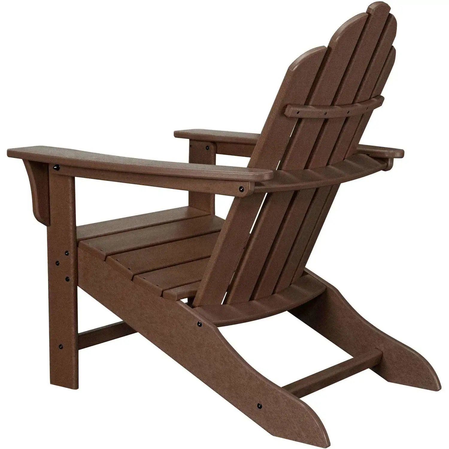 Hanover All Weather Mahogany HDPE Frame Adirondack Chair