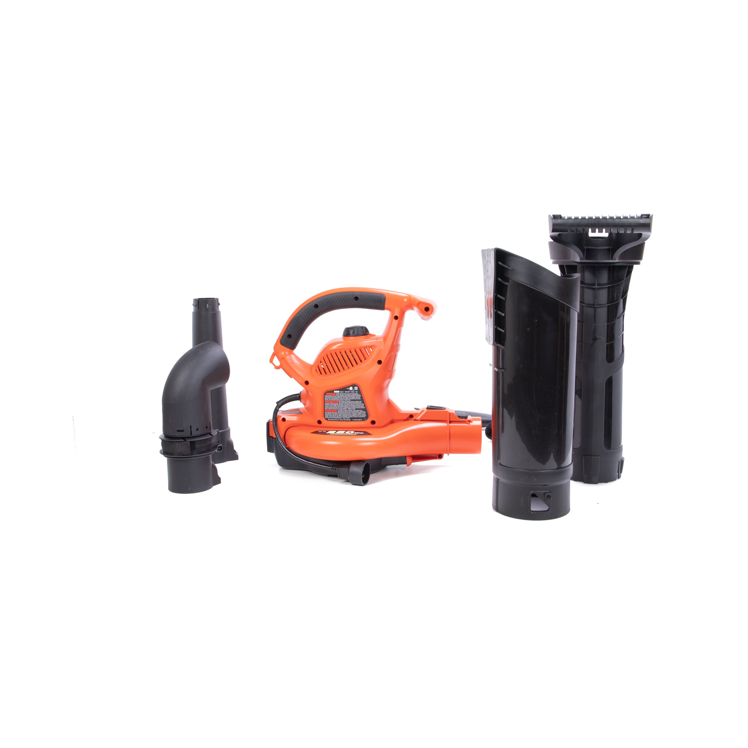 Leaf Blower & Leaf Vacuum, 3-in-1, 12-Amp, 250-MPH, 400-CFM