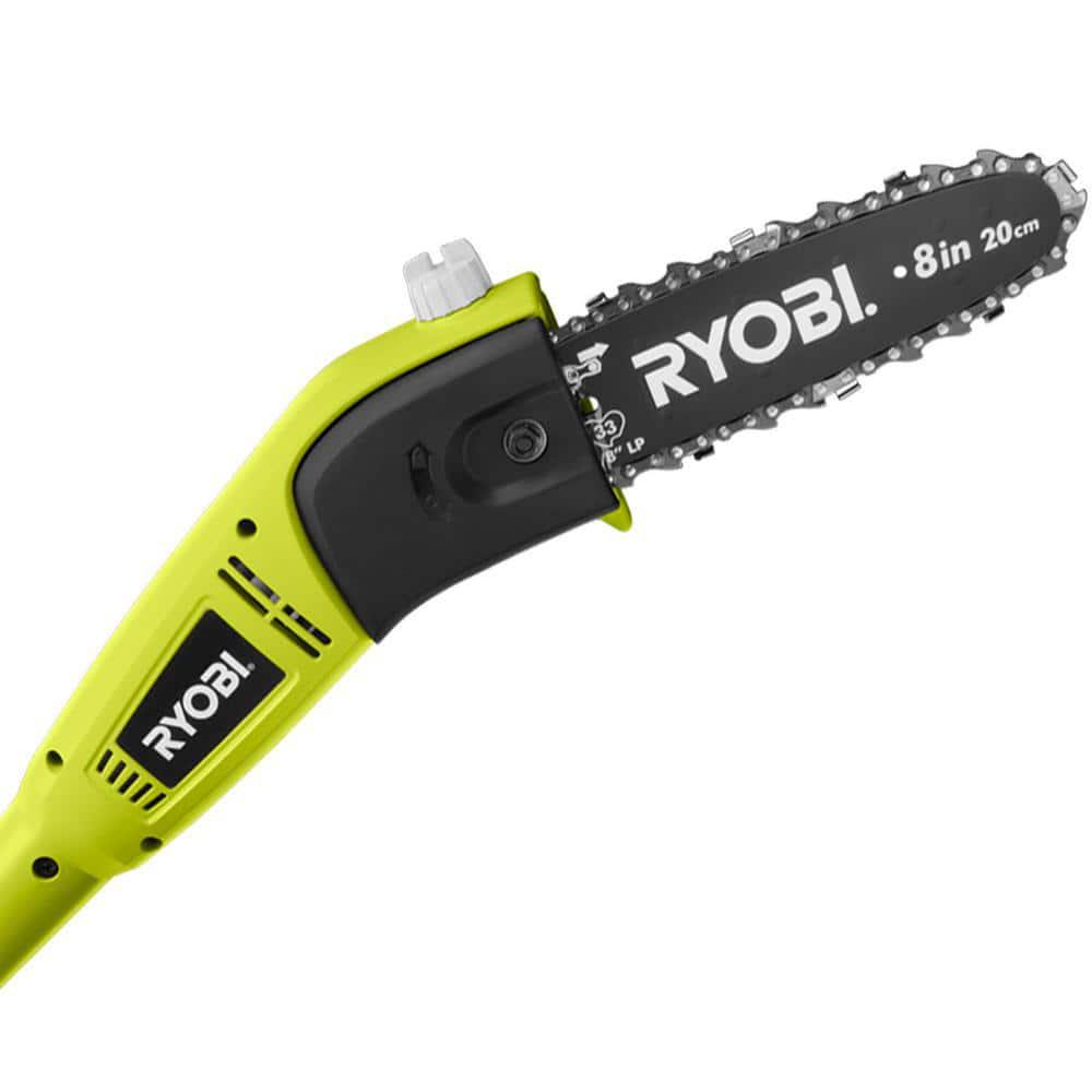 RYOBI 16 in 13 Amp Electric Chainsaw and 6 Amp Pole Saw