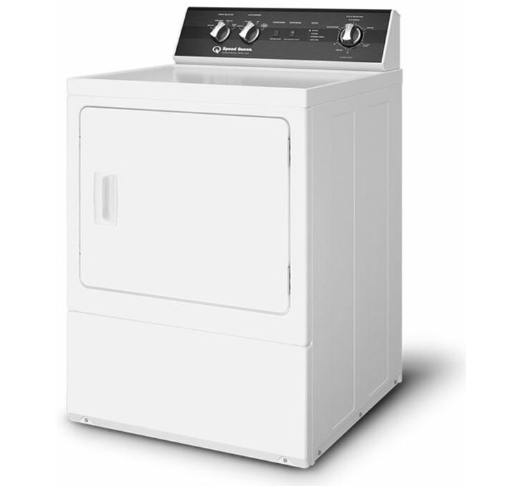 Speed Queen ADA 7 Cu. Ft. White Gas Dryer With Steam