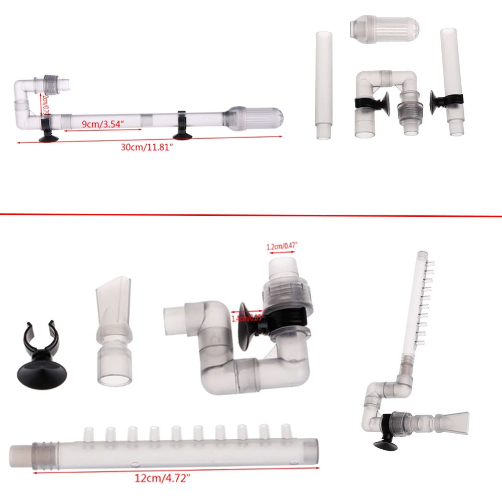 HW-602B/HW-603B Portable Fish Tank Accessories Cleaner Inlet Outlet Tube Pipe External Parts Aquarium Filter Water Pump OUTLET PIPE