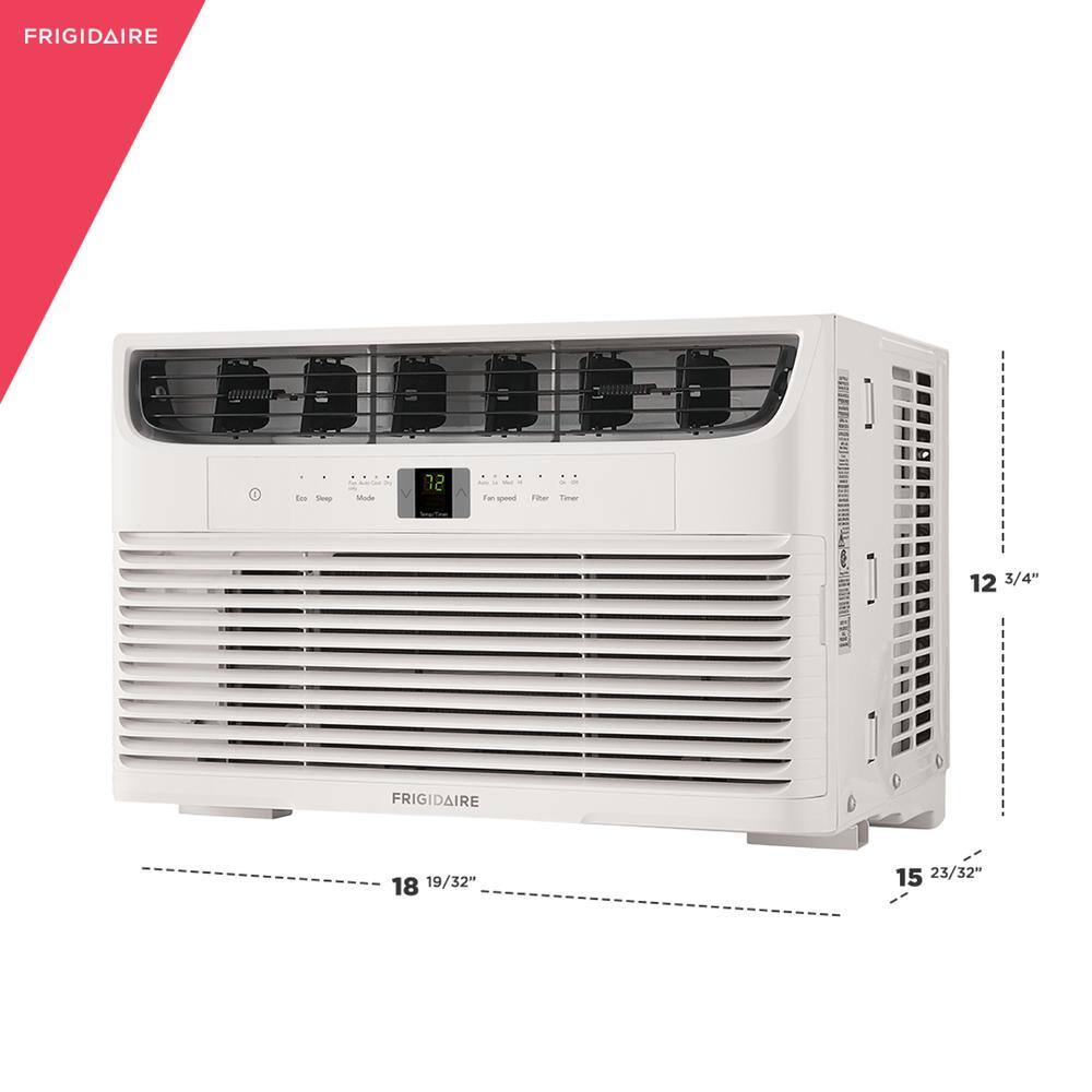 Frigidaire 6000 BTU Window-Mounted Room Air Conditioner in White FFRA062WAE