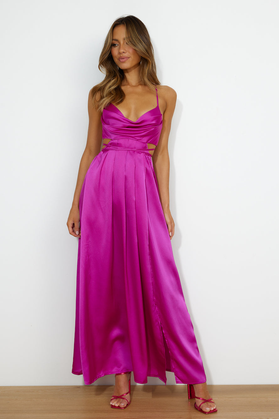 Early Mornings Maxi Dress Purple